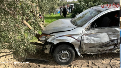 جرسيف.. حادث مروري يوقع ثلاثة مصابين(صورة)